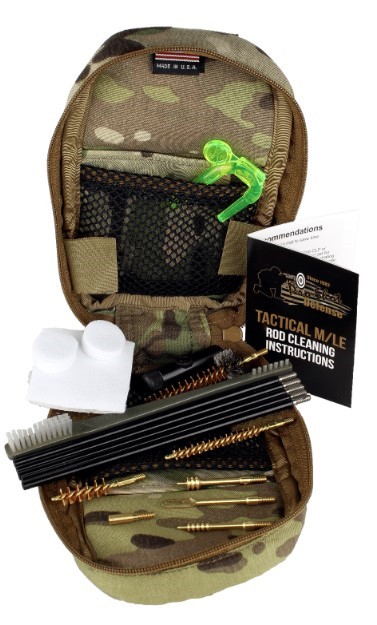 PROSHOT TACTICAL MULTI-CAM POUCH ROD CLEANING SYSTEM FOR 5.56MM/.223 CAL. AND 9MM MMULTI-CAM-5.56/9MM - 556 Black Friday Promotion